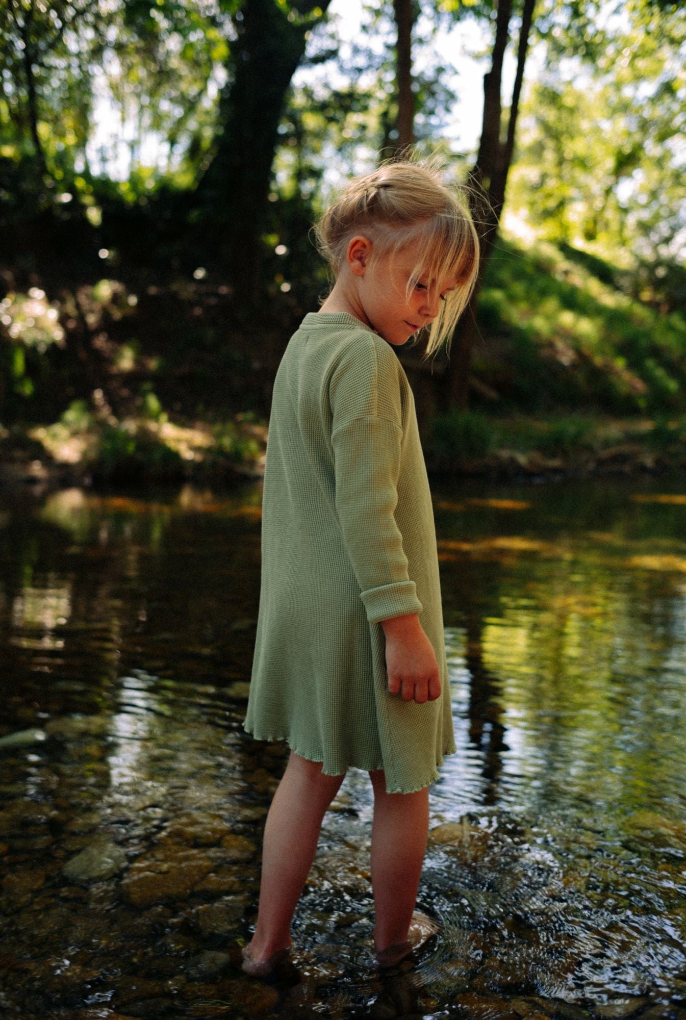 The Sky Organic Cotton Dress - GREENSTONE