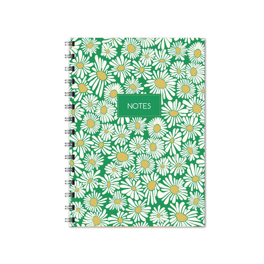 Green Daisies Notebook
