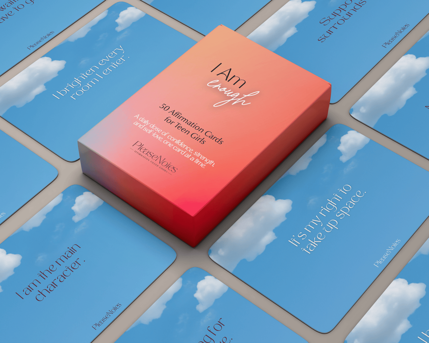 I Am Enough Affirmation Cards for Teen Girls