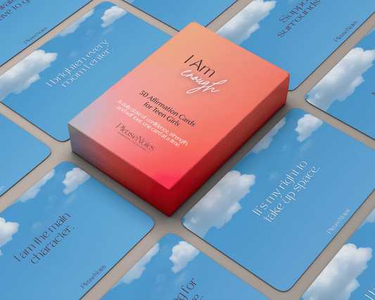 I Am Enough Affirmation Cards for Teen Girls