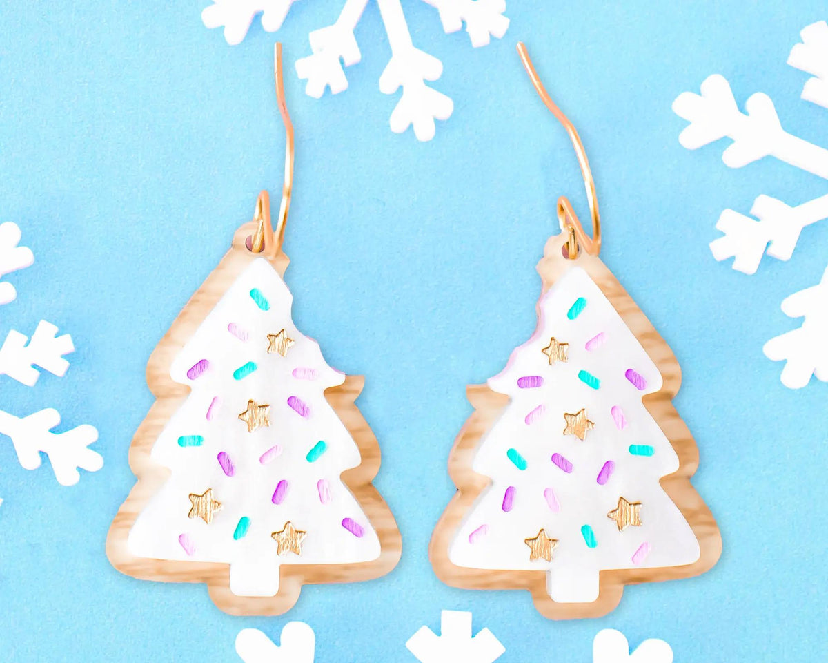 Christmas Cookie Earrings