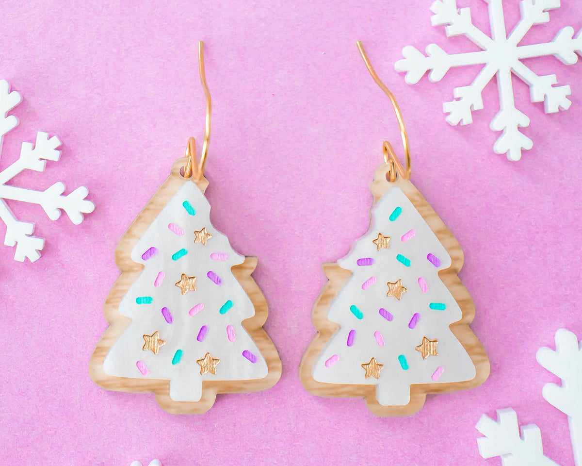 Christmas Cookie Earrings