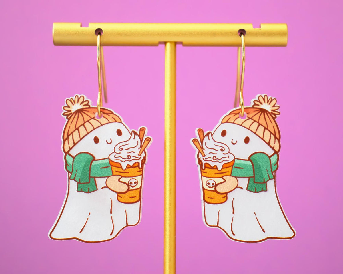 Ghost Latte Fall Earrings