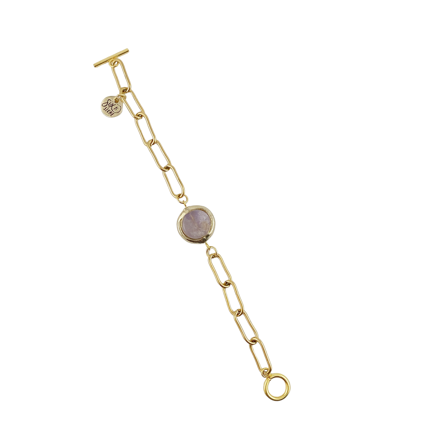 Gold Amethyst Bracelet