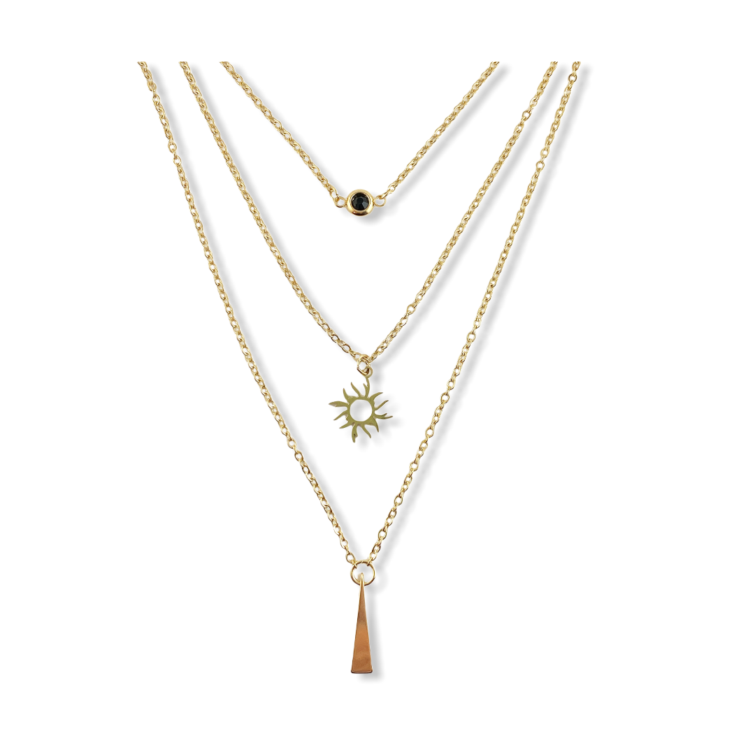 Golden Sunburst Necklace