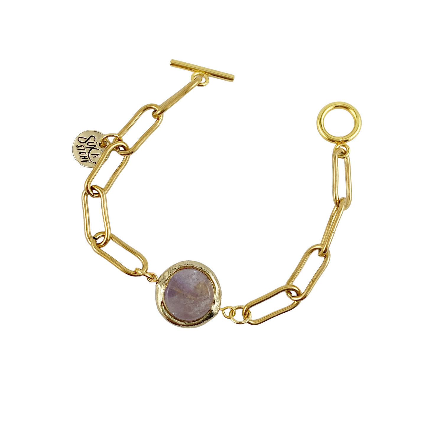 Gold Amethyst Bracelet