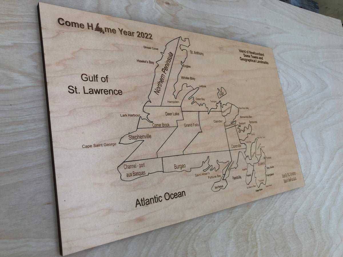Newfoundland Map Puzzle