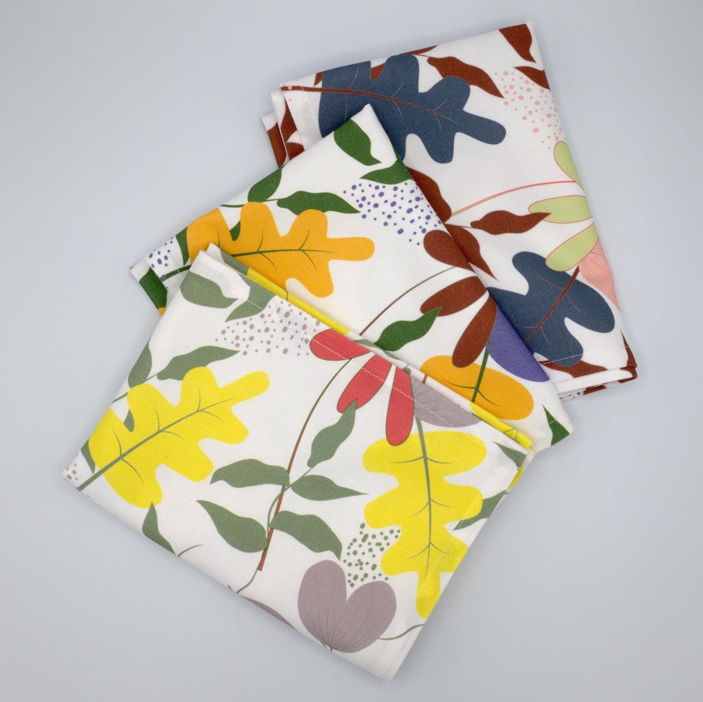 Just Leaves Tea Towels: Set of 3