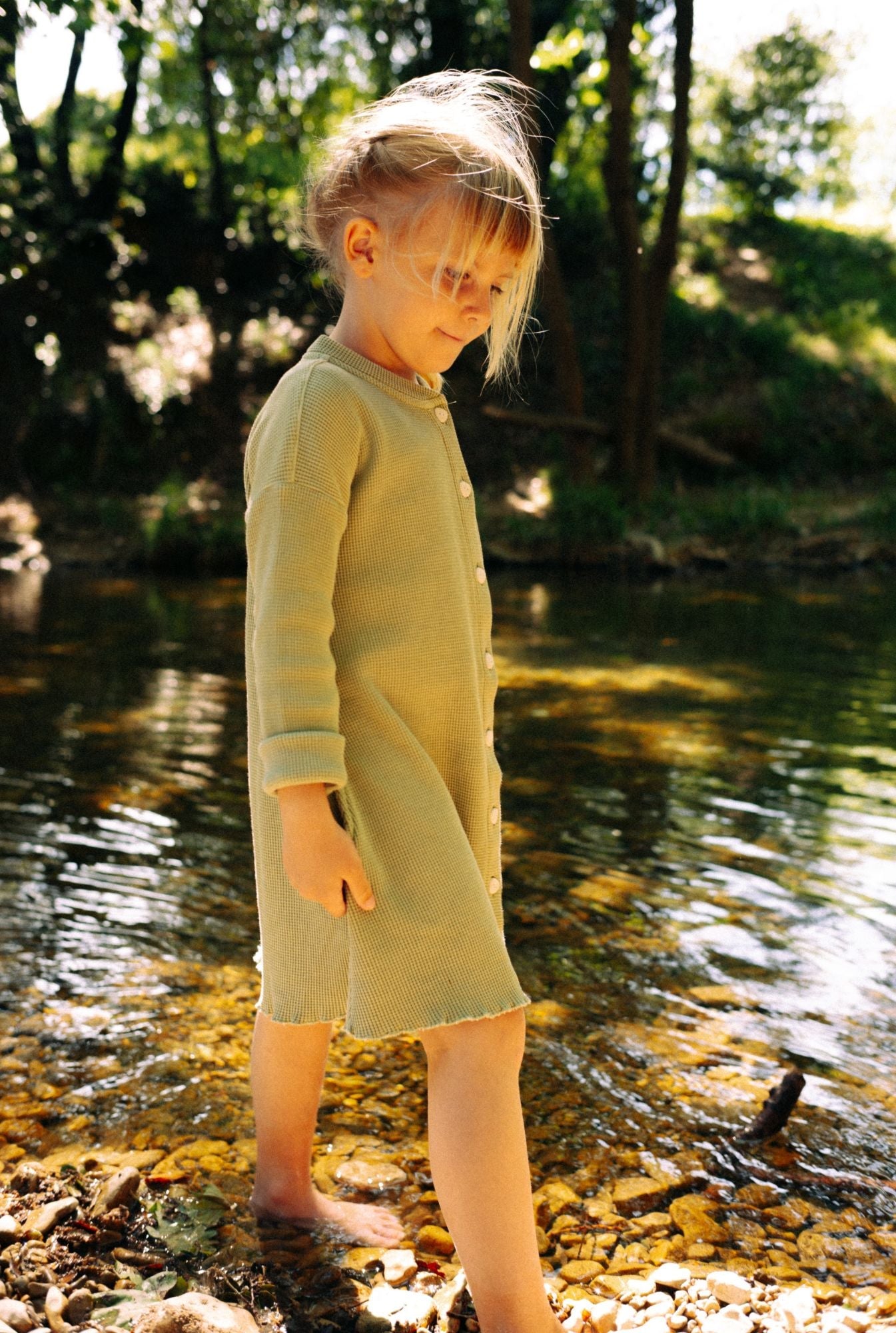 The Sky Organic Cotton Dress - GREENSTONE