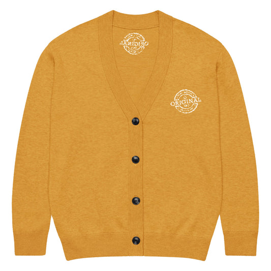 Original Era Knitted cardigan - Mustard