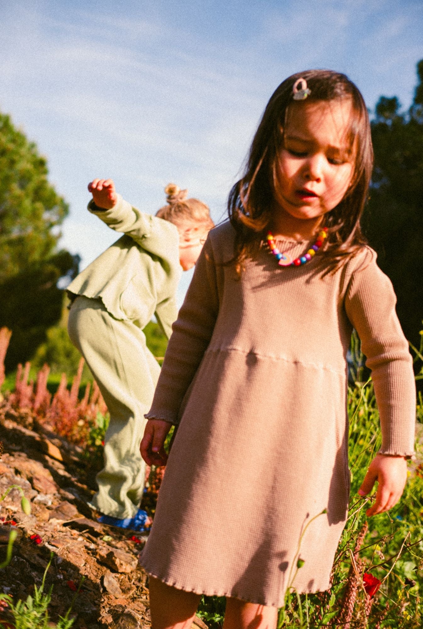 The Play Organic Cotton Dress -  OCHRE