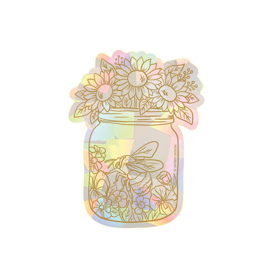 Mason Jar Bee Sun Catcher