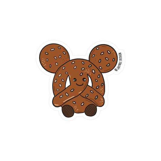 Mickey Pretzel Sticker