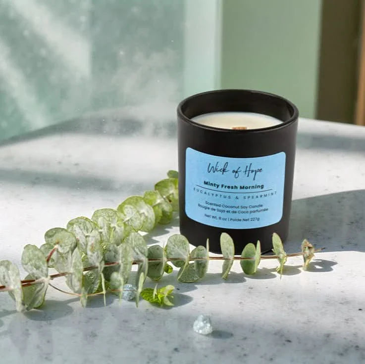 Minty Fresh Morning Candle | Eucalyptus + Spearmint
