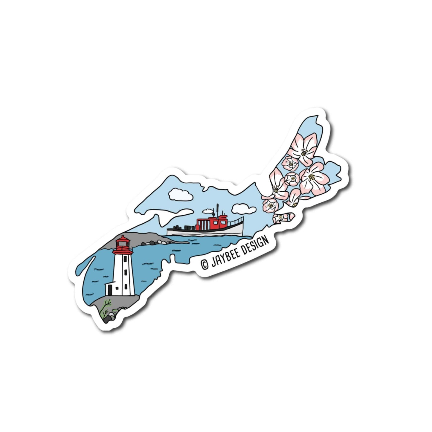 Nova Scotia Icons Vinyl Sticker