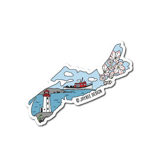 Nova Scotia Icons Vinyl Sticker
