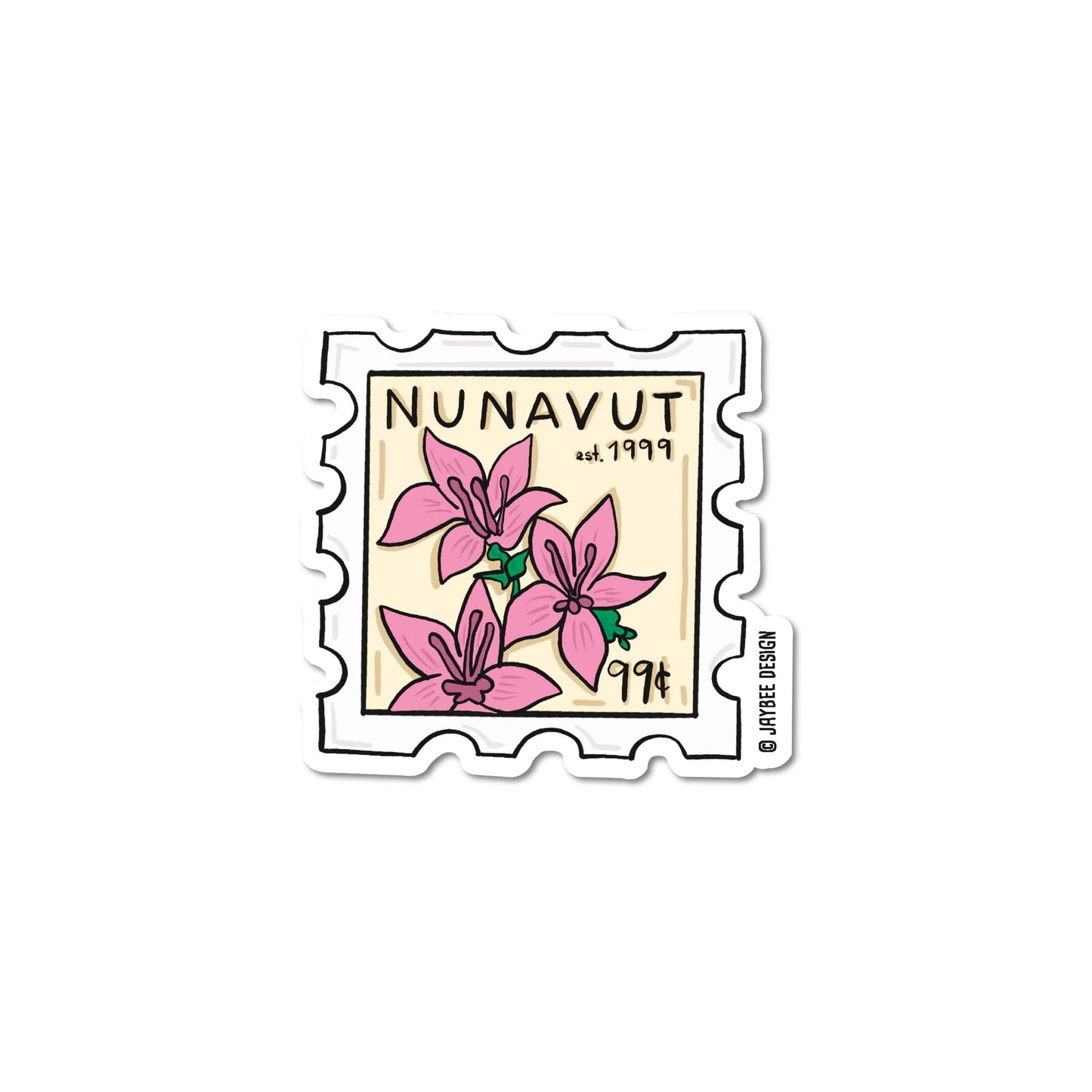 Canada Stamp Vinyl Sticker Pack