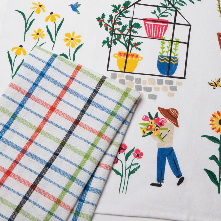 Green Thumb Dishtowels Set of 2