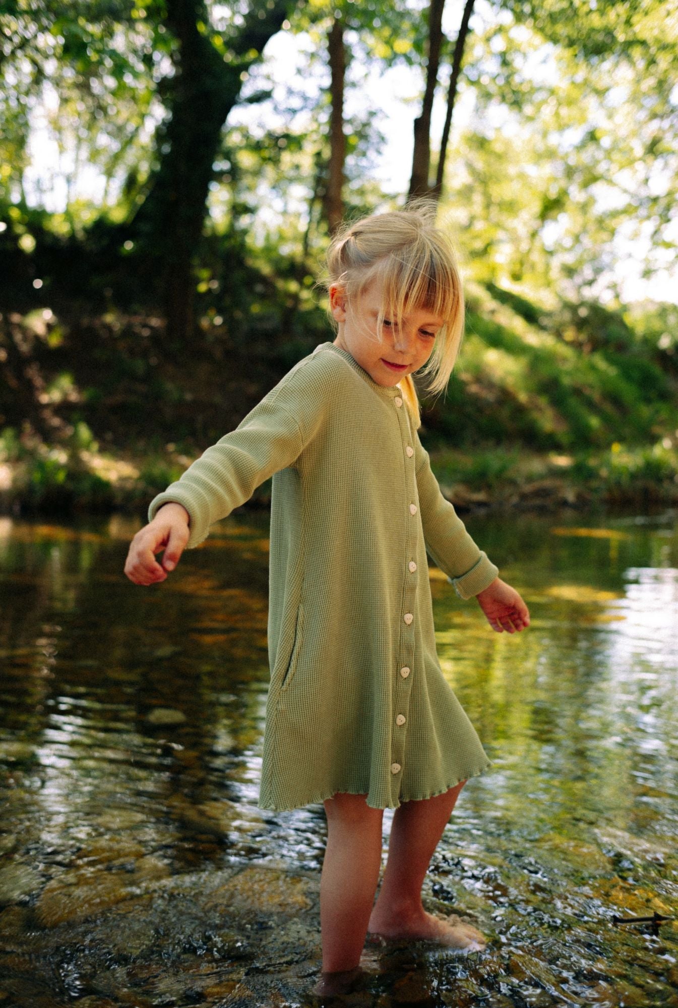 The Sky Organic Cotton Dress - GREENSTONE