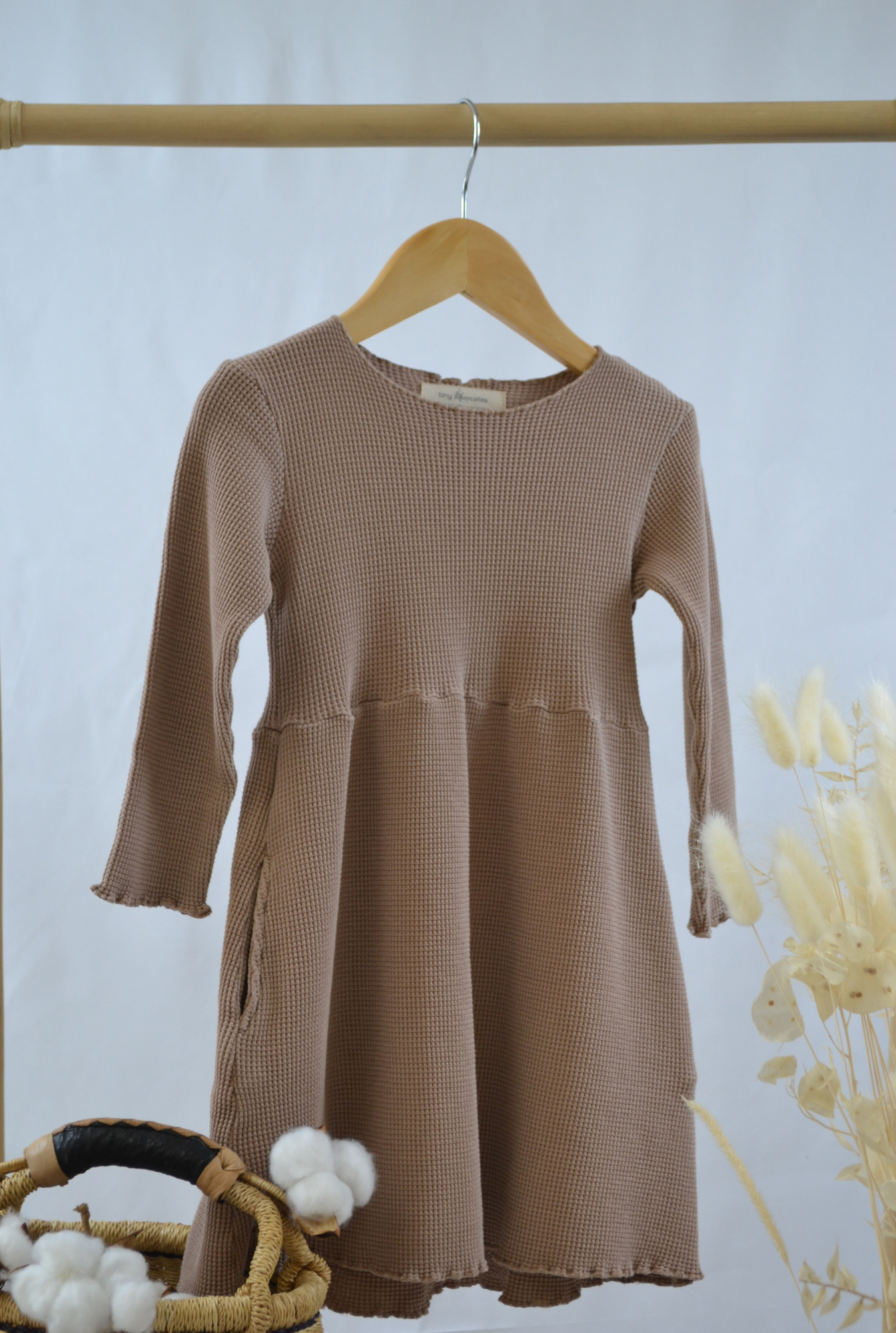 The Play Organic Cotton Dress -  OCHRE