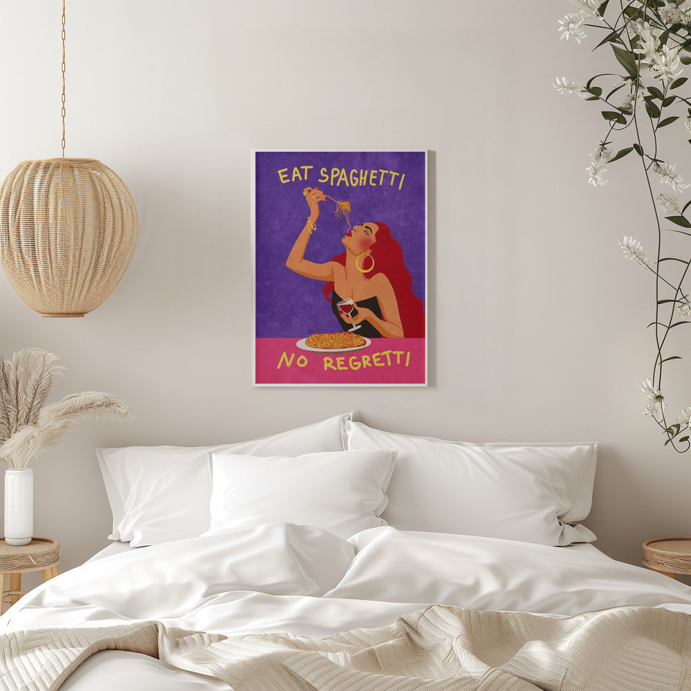 Wall Art Eat spaghetti no regretti