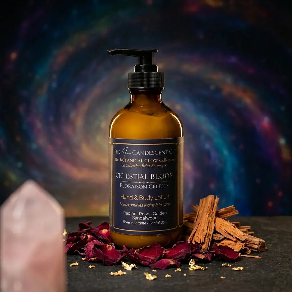 CELESTIAL BLOOM | Rose, Amber & Sandalwood Luxury Hand & Body Lotion
