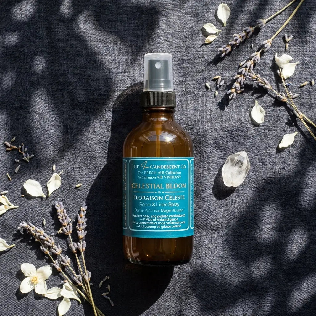 CELESTIAL BLOOM | Rose & amber room and linen spray | Alcohol-free home fragrance