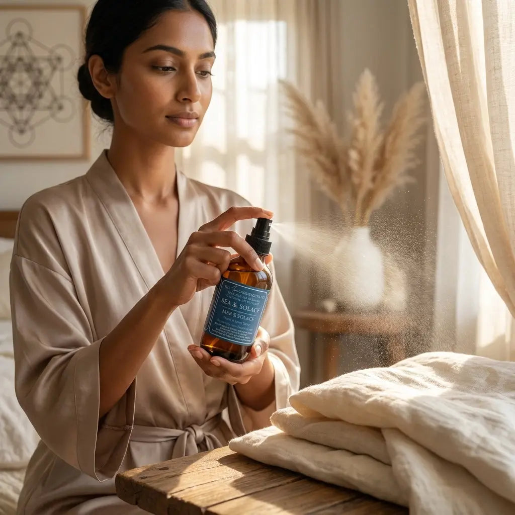 SEA & SOLACE | Coastal room and linen spray | Alcohol-free home fragrance