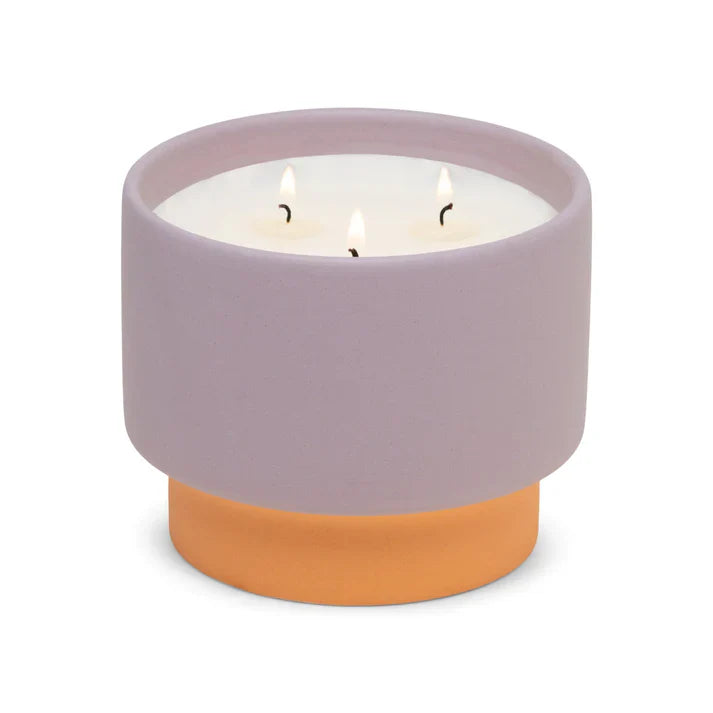 Color Block 16 oz Candle - Violet + Vanilla