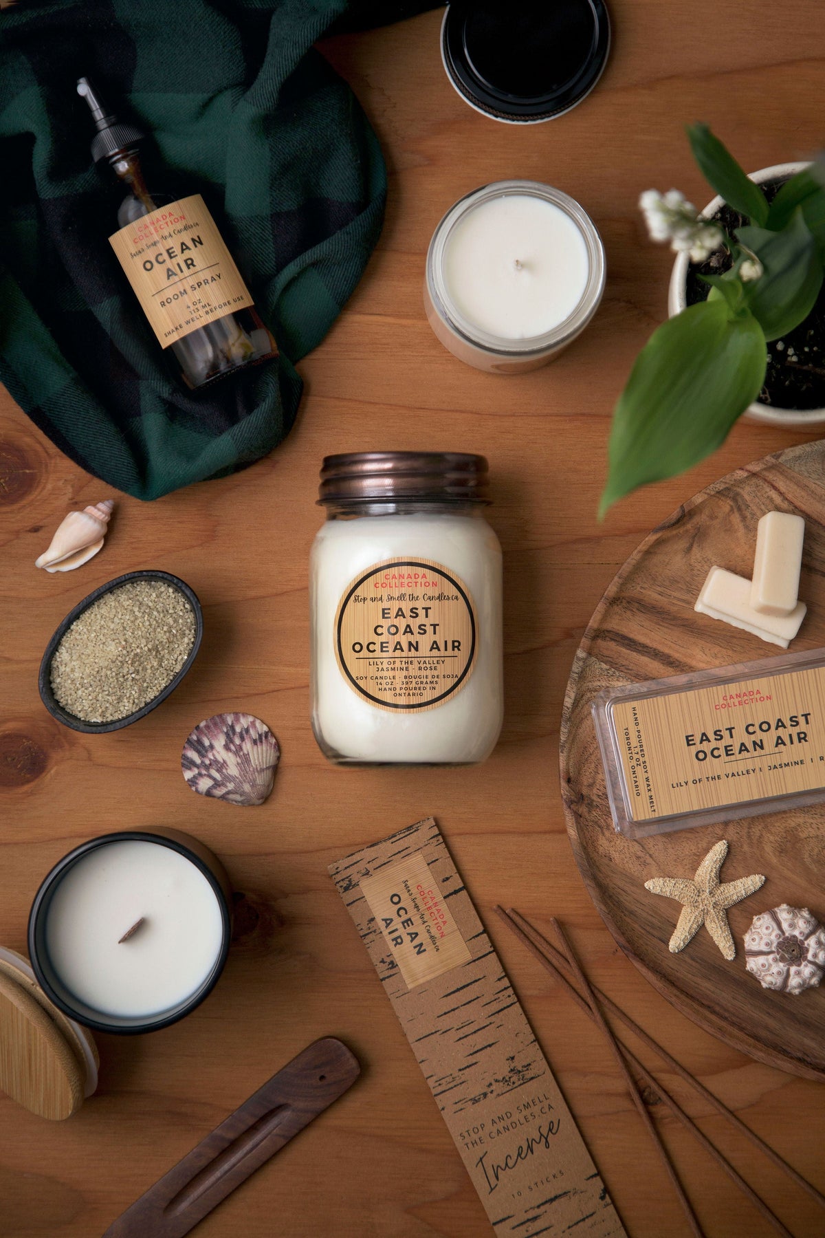 East coast ocean air wood wick