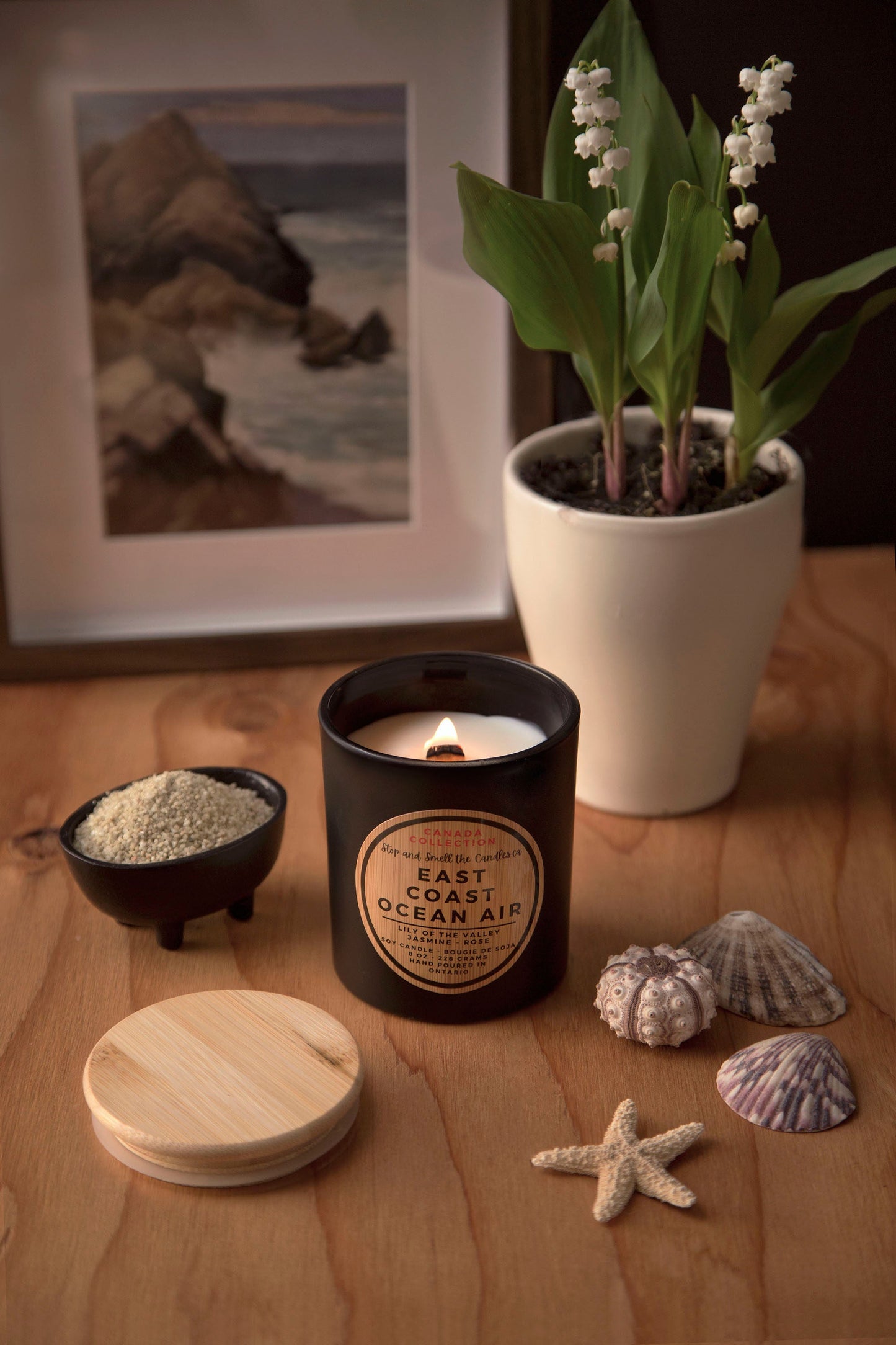 East coast ocean air wood wick