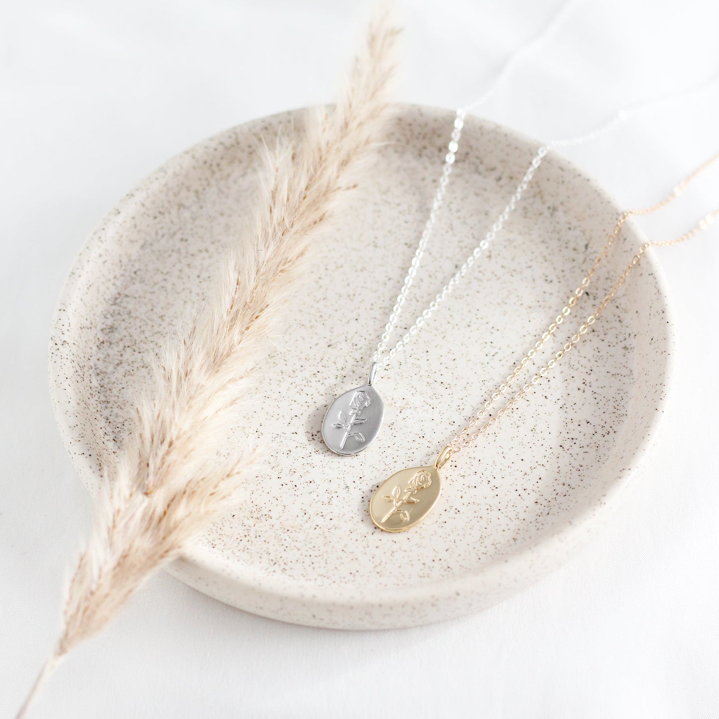 Rose Medallion Necklace