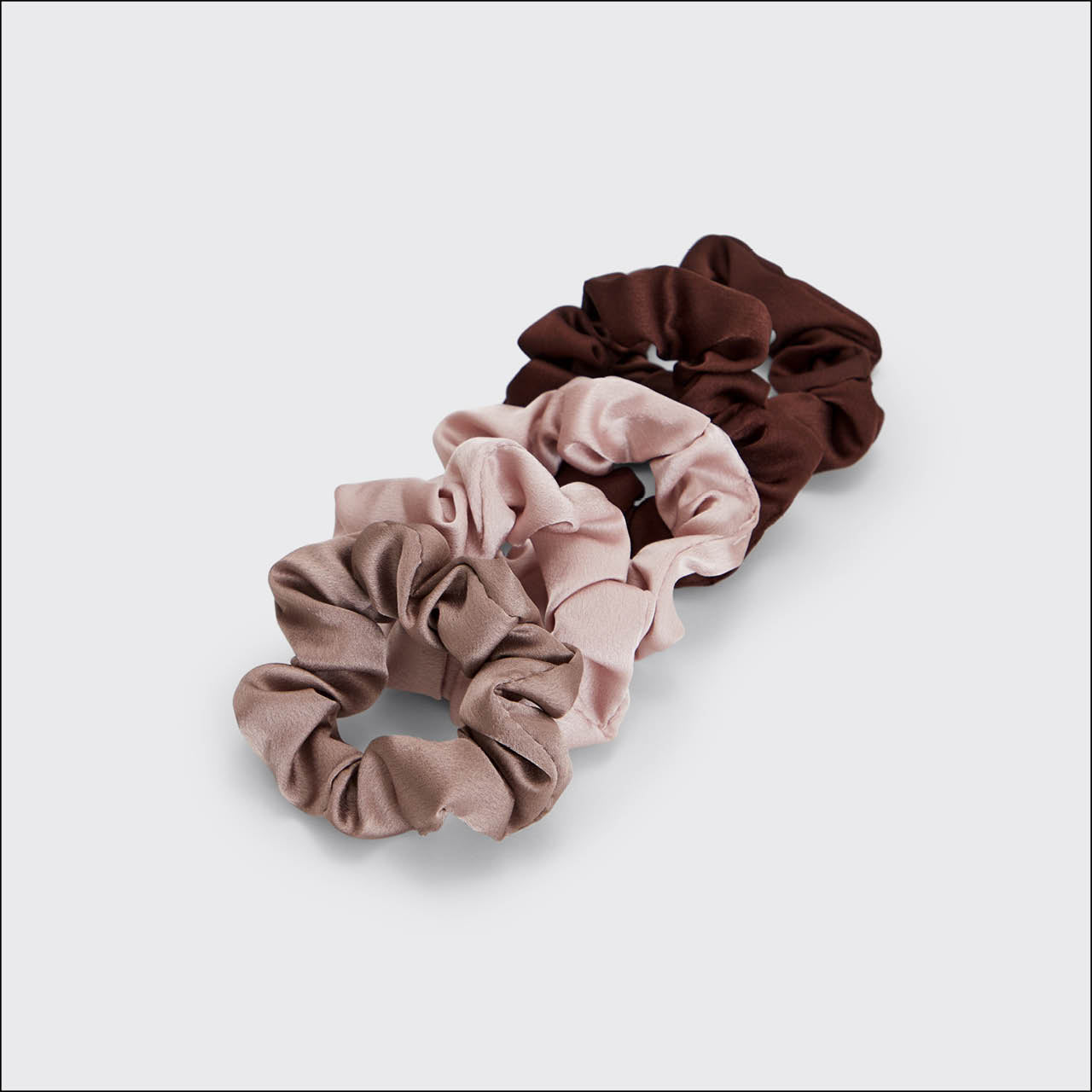 Satin Sleep Scrunchies – 5 Piece Set