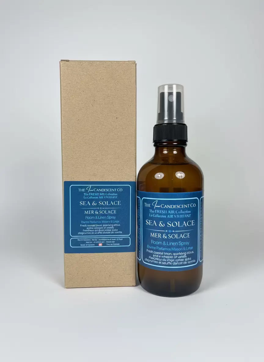 SEA & SOLACE | Coastal room and linen spray | Alcohol-free home fragrance