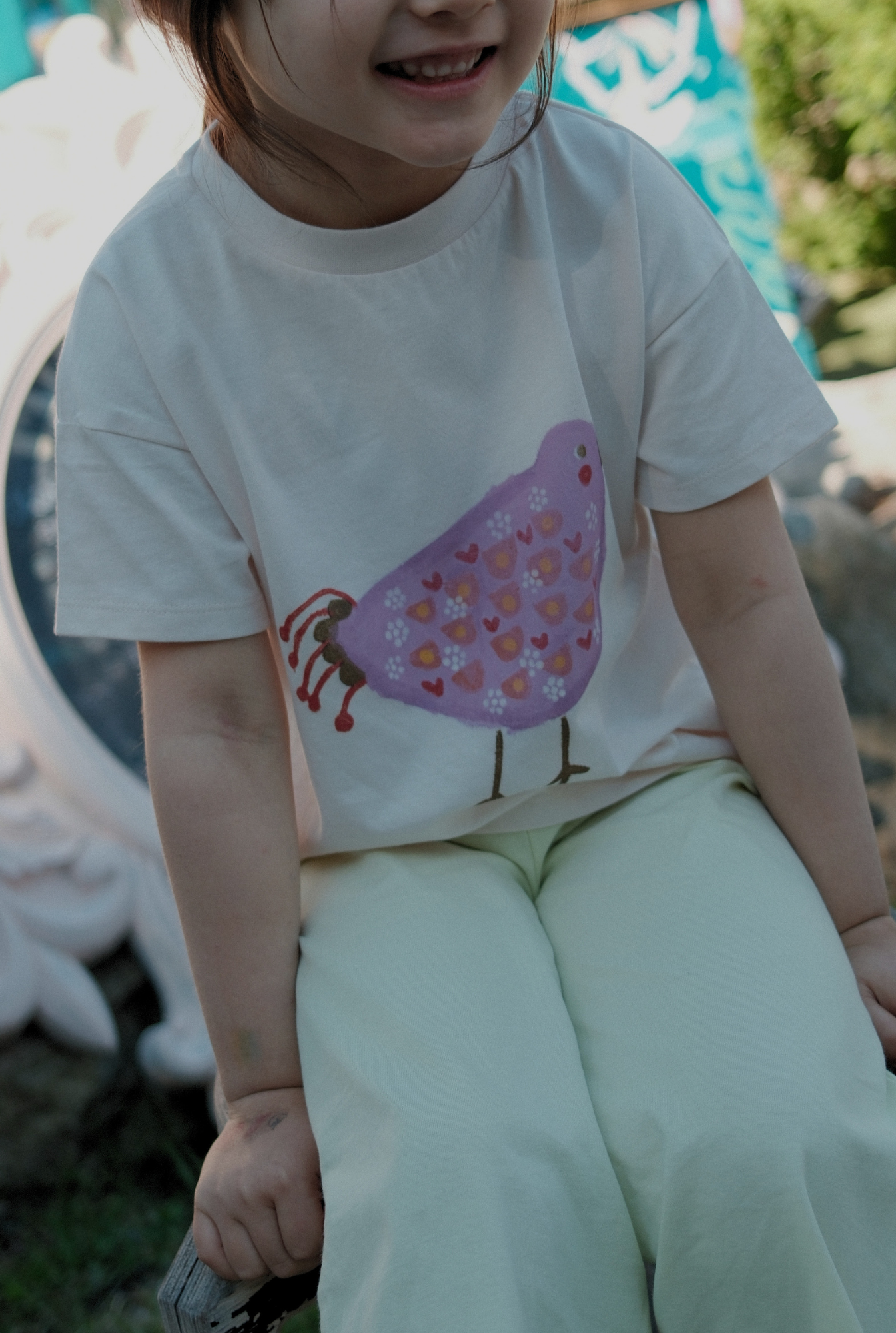 The Bird Tee - PETAL PINK