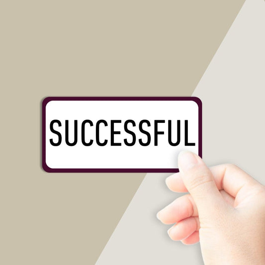 Successful Mindset Vinyl Sticker
