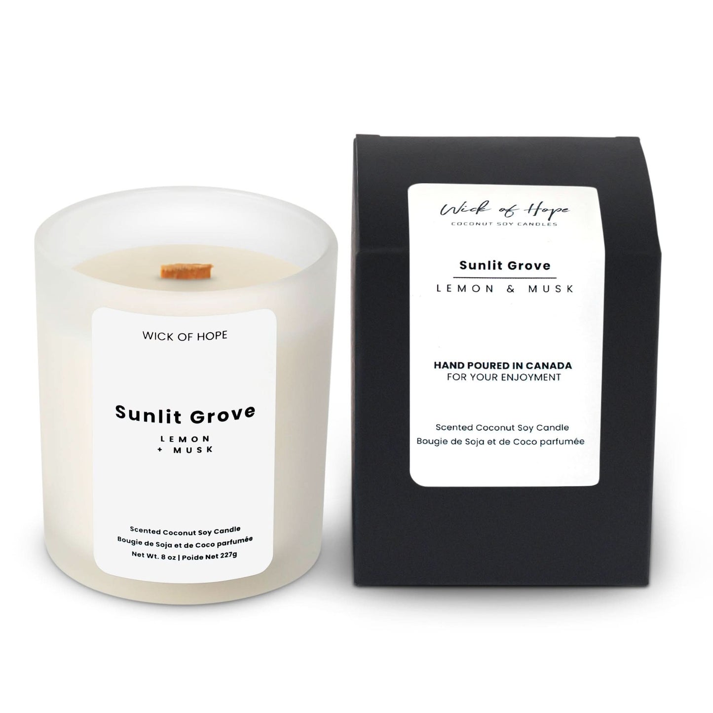 Sunlit Grove Candle | Lemon + Musk