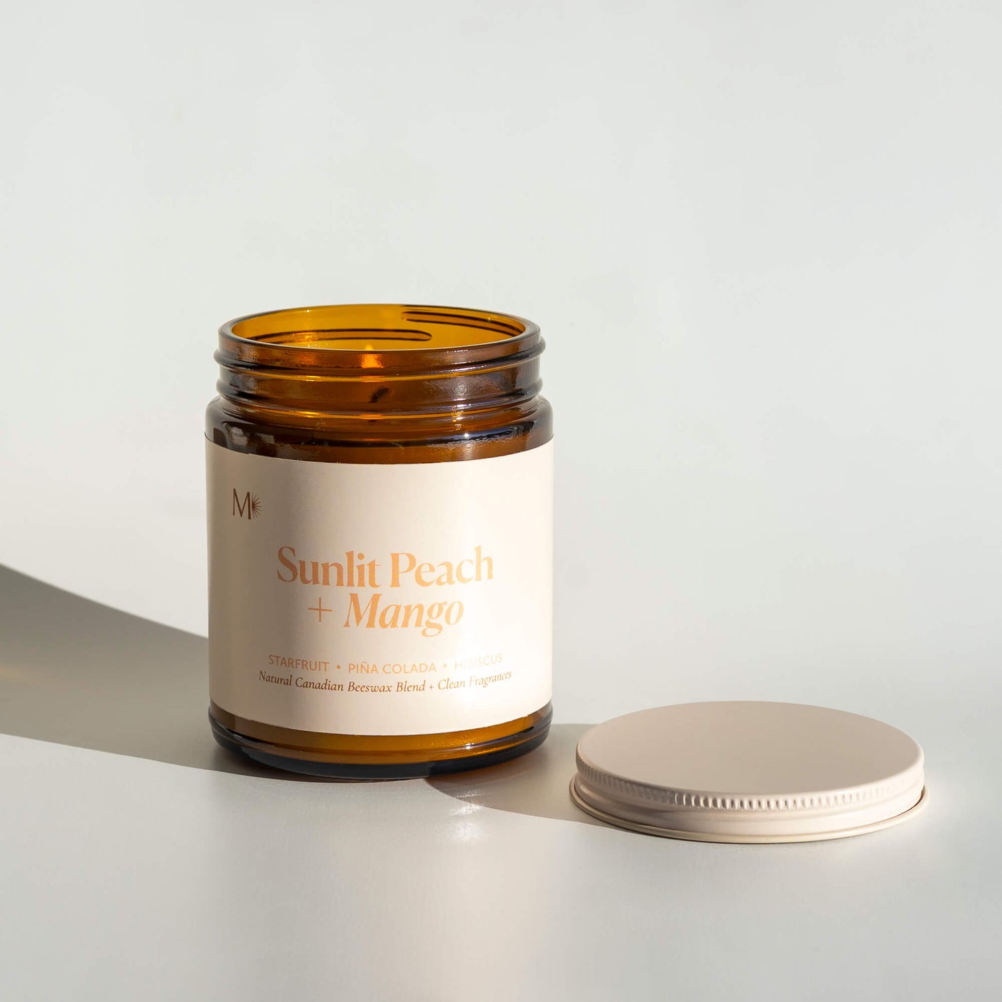 Sunlit Peach + Mango Candle