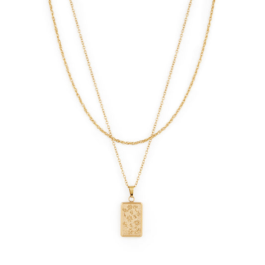 Work of Art Necklace - Gold
