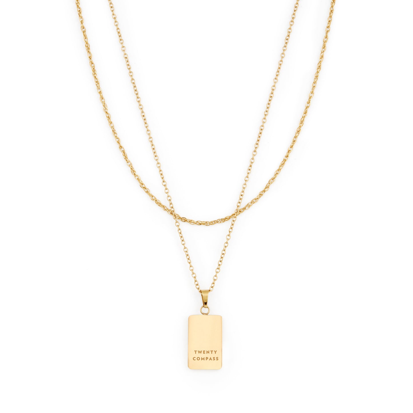 Work of Art Necklace - Gold