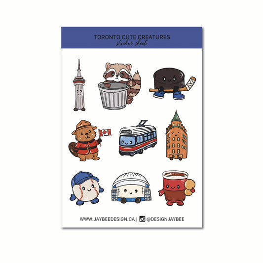 Toronto Mini Sticker Sheet