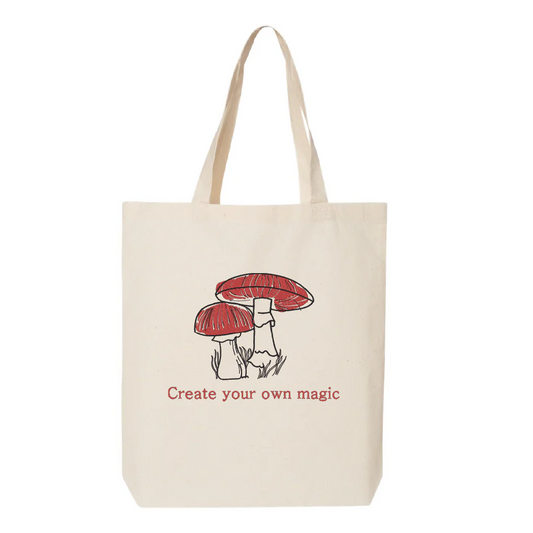 Tote bag Mushrooms brodé