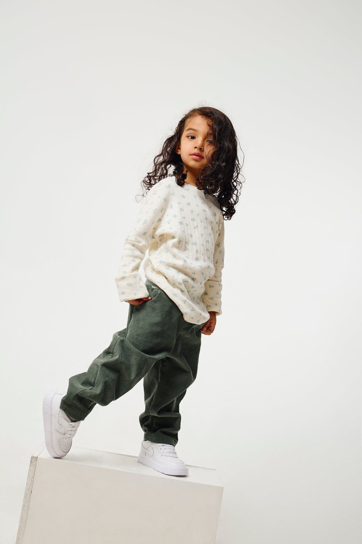 Grow with me Corduroy Pants | Green