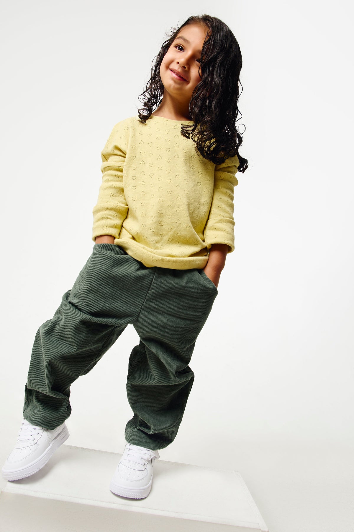 Grow with me Corduroy Pants | Green