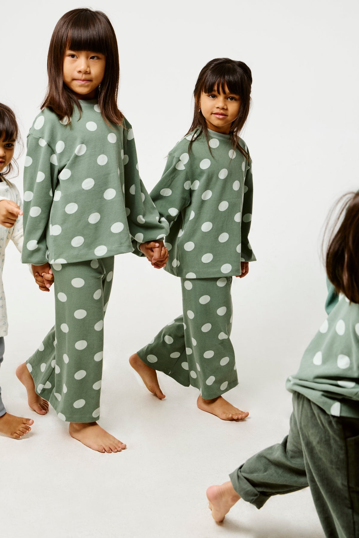 Grow With Me Shirt | Sage Green Dots