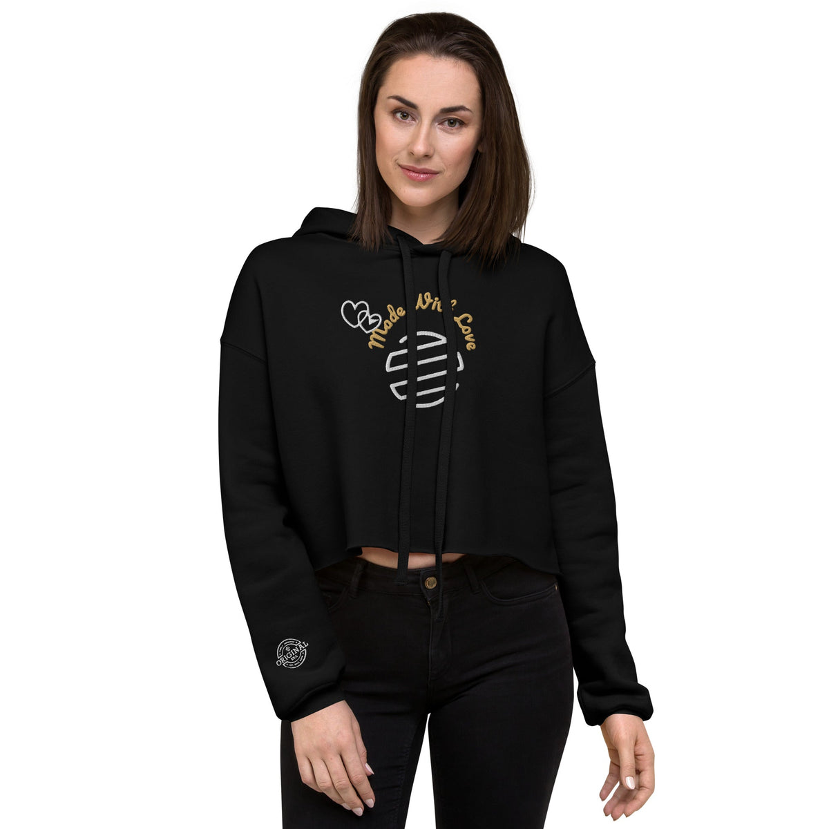 Original Era Made With Love Crop Hoodie