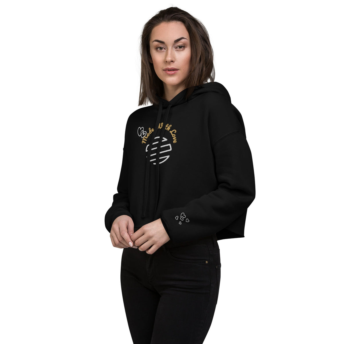 Original Era Made With Love Crop Hoodie