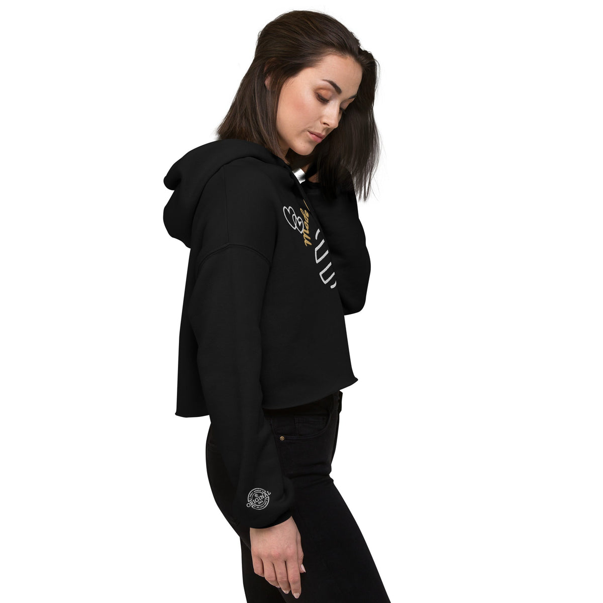 Original Era Made With Love Crop Hoodie