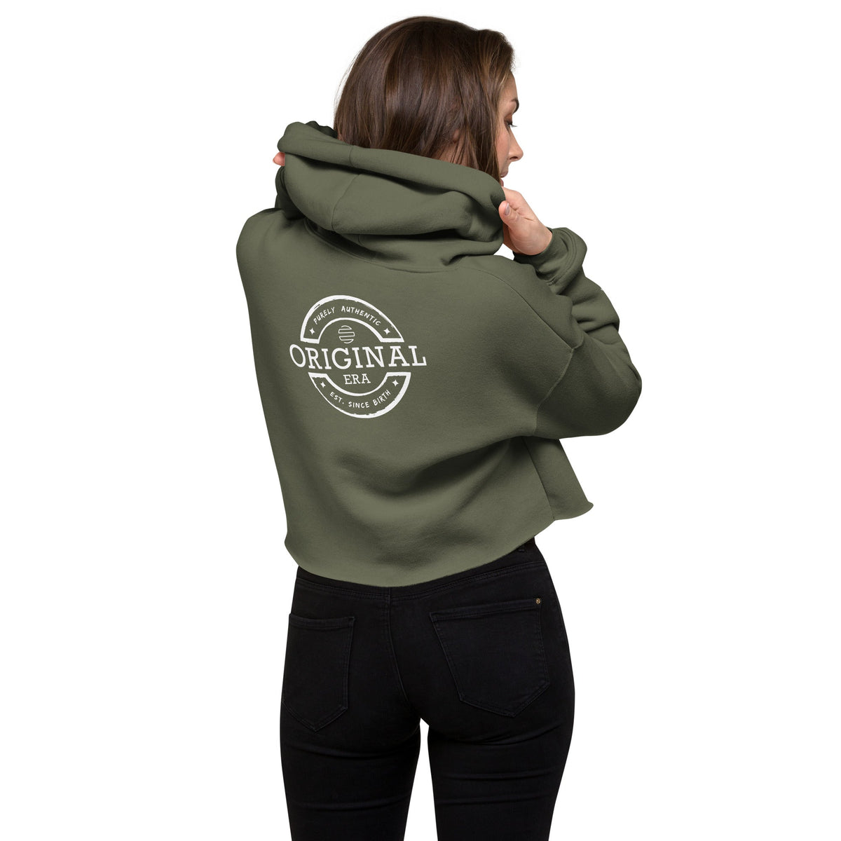 Original Era Made With Love Crop Hoodie