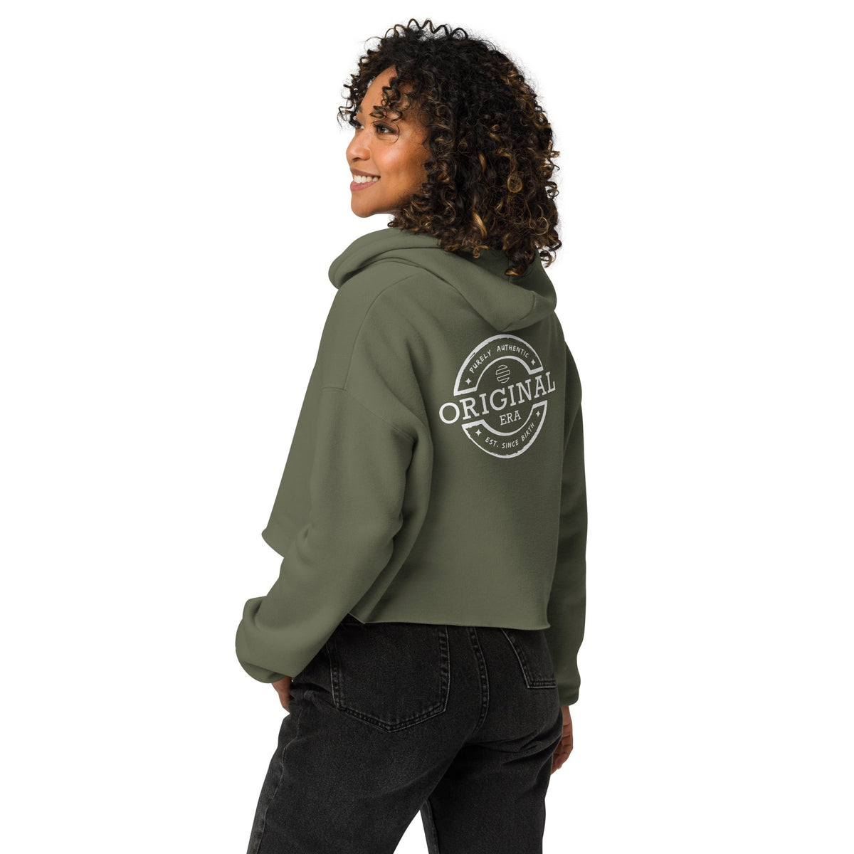 Original Era Made With Love Crop Hoodie